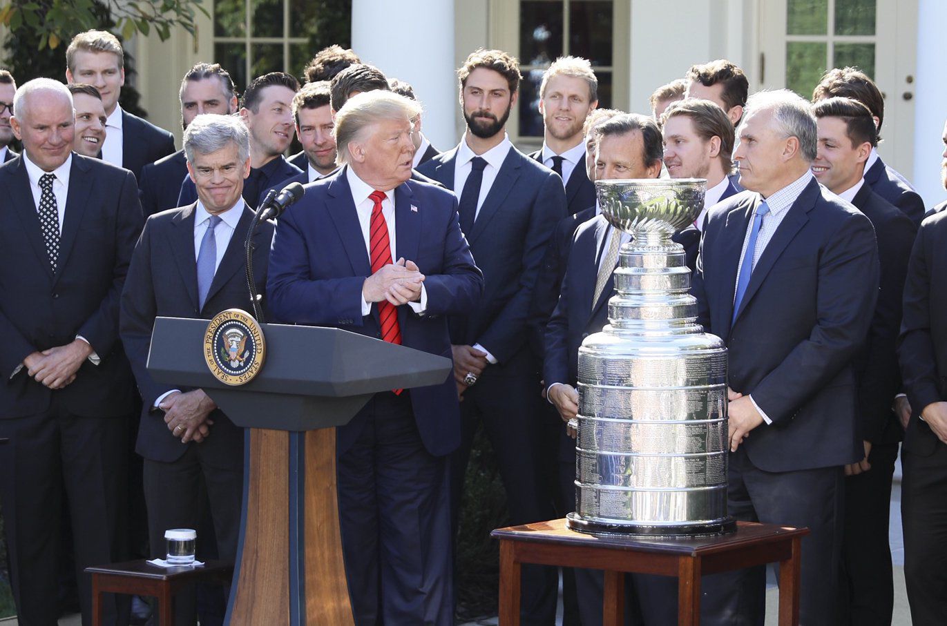 Blues visit the White House